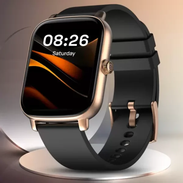 Noise Icon Buzz 1.69" Display with Bluetooth Calling, Built-In Games, Voice Assistant Smartwatch  (Black Strap, Regular)#JustHere
